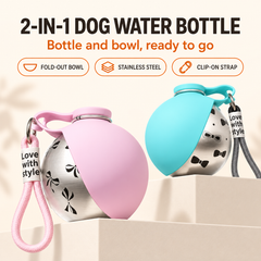 Portable Dog Bowl & Bottle