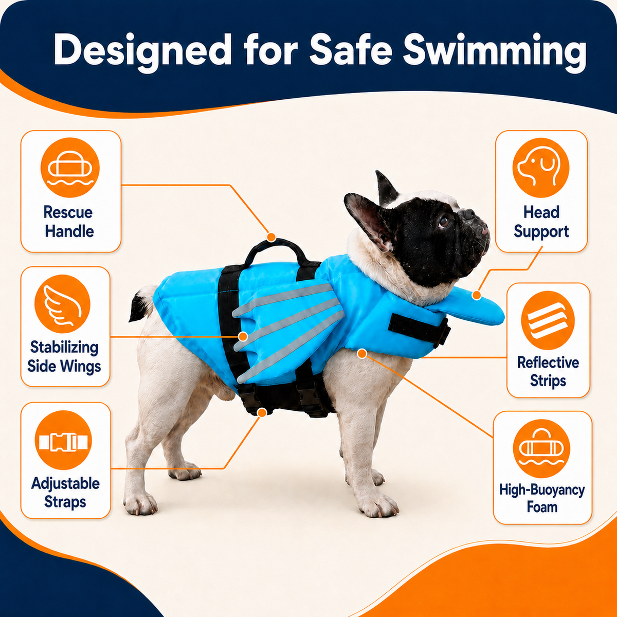 Safari Paws™ PaddlePup Life Jacket