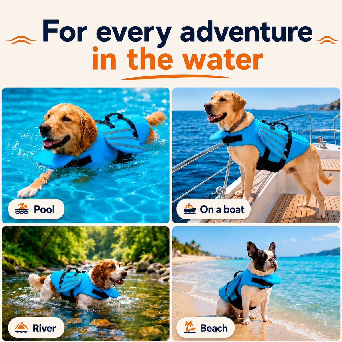 Safari Paws™ PaddlePup Life Jacket