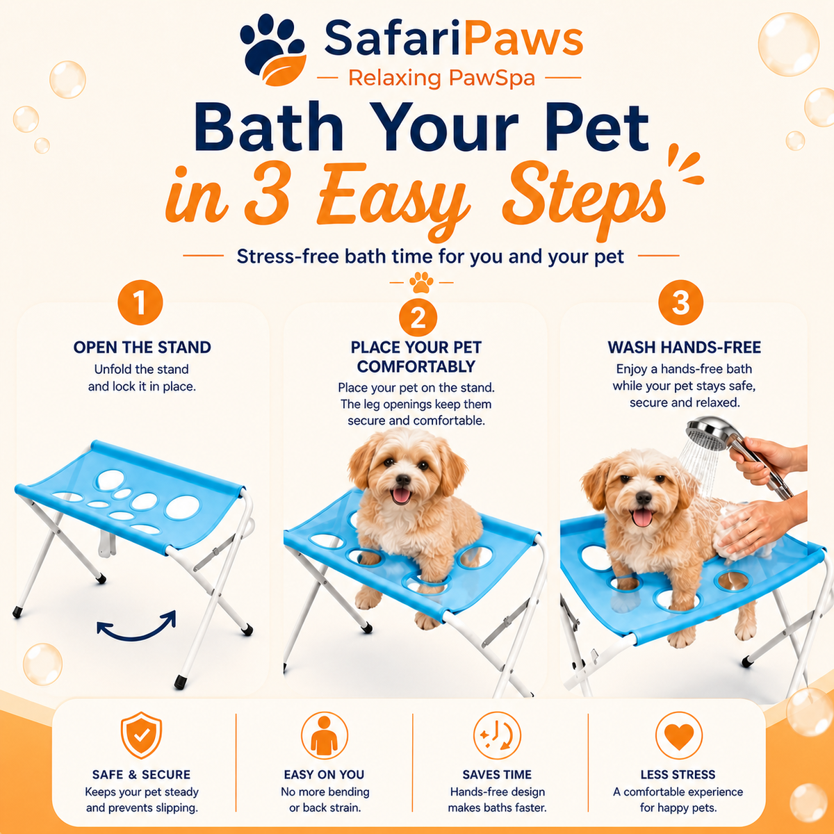 Relaxing PawSpa - Pet Grooming Stand